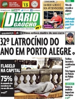 Capa do jornal Diário Gaúcho 16/12/2016