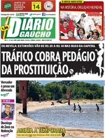 Capa do jornal Diário Gaúcho 16/12/2016
