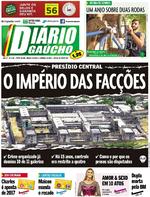 Capa do jornal Diário Gaúcho 04/02/2017