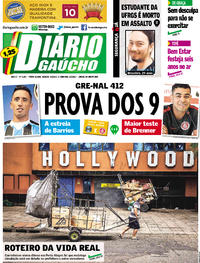 Capa do jornal Diário Gaúcho 04/03/2017