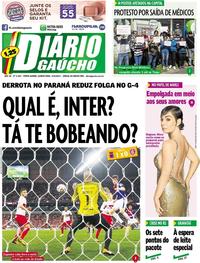 Capa do jornal Diário Gaúcho 04/10/2017