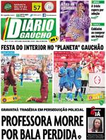 Capa do jornal Diário Gaúcho 06/02/2017