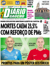 Capa do jornal Diário Gaúcho 06/05/2017