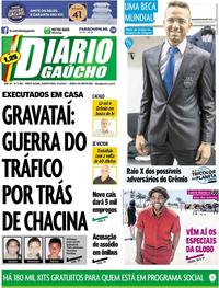 Capa do jornal Diário Gaúcho 06/12/2017