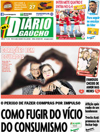 Capa do jornal Diário Gaúcho 12/06/2017