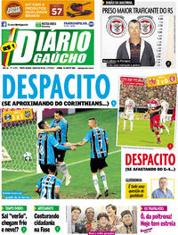 Capa do jornal Diário Gaúcho 17/07/2017