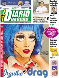 Capa do jornal Diário Gaúcho 21/10/2017