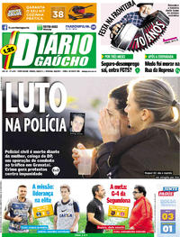 Capa do jornal Diário Gaúcho 24/06/2017