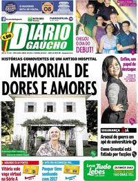 Capa do jornal Diário Gaúcho 28/10/2017