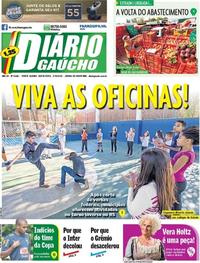 Capa do jornal Diário Gaúcho 01/06/2018