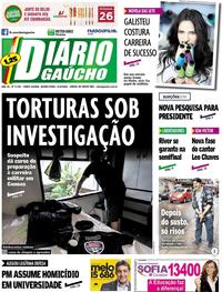 Capa do jornal Diário Gaúcho 03/10/2018