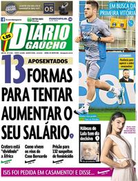 Capa do jornal Diário Gaúcho 04/04/2018