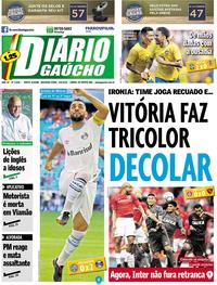 Capa do jornal Diário Gaúcho 04/06/2018