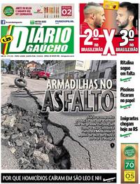 Capa do jornal Diário Gaúcho 05/09/2018