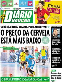 Capa do jornal Diário Gaúcho 05/12/2018