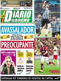 Capa do jornal Diário Gaúcho 07/05/2018