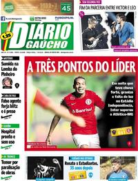 Capa do jornal Diário Gaúcho 07/08/2018