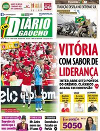 Capa do jornal Diário Gaúcho 10/09/2018