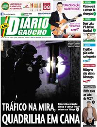 Capa do jornal Diário Gaúcho 12/09/2018