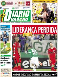 Capa do jornal Diário Gaúcho 18/09/2018
