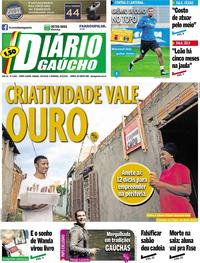 Capa do jornal Diário Gaúcho 19/05/2018