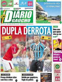 Capa do jornal Diário Gaúcho 22/11/2018