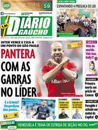 Capa do jornal Diário Gaúcho 23/08/2018