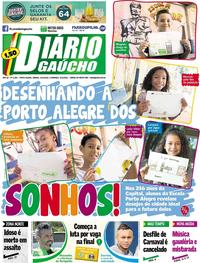 Capa do jornal Diário Gaúcho 24/03/2018