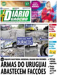 Capa do jornal Diário Gaúcho 28/07/2018