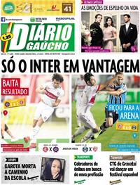 Capa do jornal Diário Gaúcho 01/04/2019