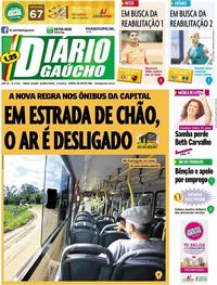 Capa do jornal Diário Gaúcho 01/05/2019