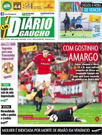 Capa do jornal Diário Gaúcho 04/04/2019