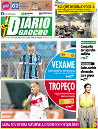 Capa do jornal Diário Gaúcho 06/05/2019