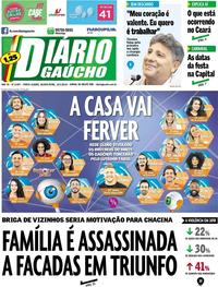 Capa do jornal Diário Gaúcho 10/01/2019