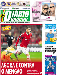 Capa do jornal Diário Gaúcho 01/08/2019