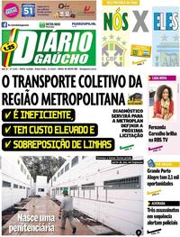 Capa do jornal Diário Gaúcho 02/07/2019