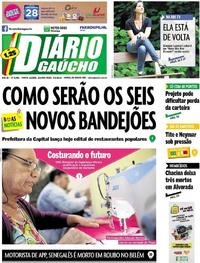Capa do jornal Diário Gaúcho 05/06/2019