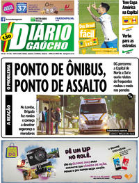 Capa do jornal Diário Gaúcho 15/06/2019