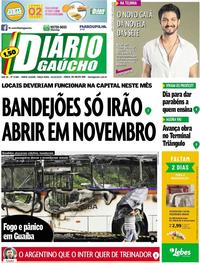 Capa Jornal DiÃ¡rio GaÃºcho