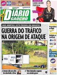 Capa do jornal Diário Gaúcho 23/07/2019