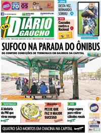 Capa do jornal Diário Gaúcho 24/07/2019