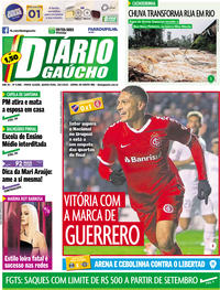 Capa do jornal Diário Gaúcho 25/07/2019