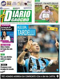 Capa do jornal Diário Gaúcho 26/07/2019