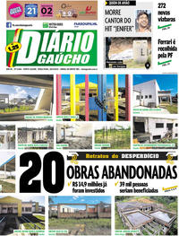 Capa do jornal Diário Gaúcho 28/05/2019
