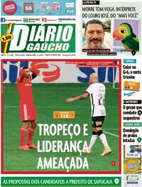 Capa do jornal Diário Gaúcho 02/11/2020
