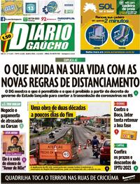 Capa do jornal Diário Gaúcho 02/12/2020