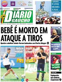Capa do jornal Diário Gaúcho 03/02/2020