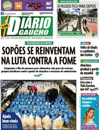 Capa do jornal Diário Gaúcho 04/05/2020