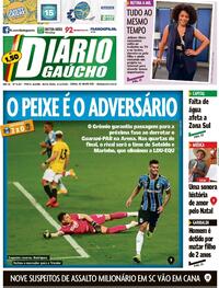 Capa do jornal Diário Gaúcho 04/12/2020