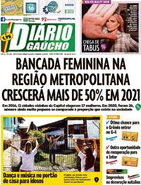 Capa do jornal Diário Gaúcho 05/12/2020